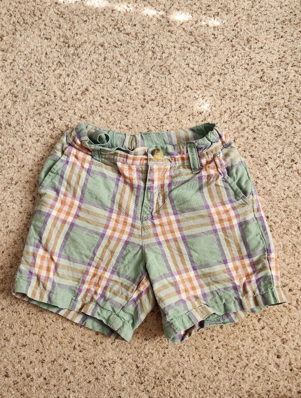 Janie & Jack Plaid Shorts